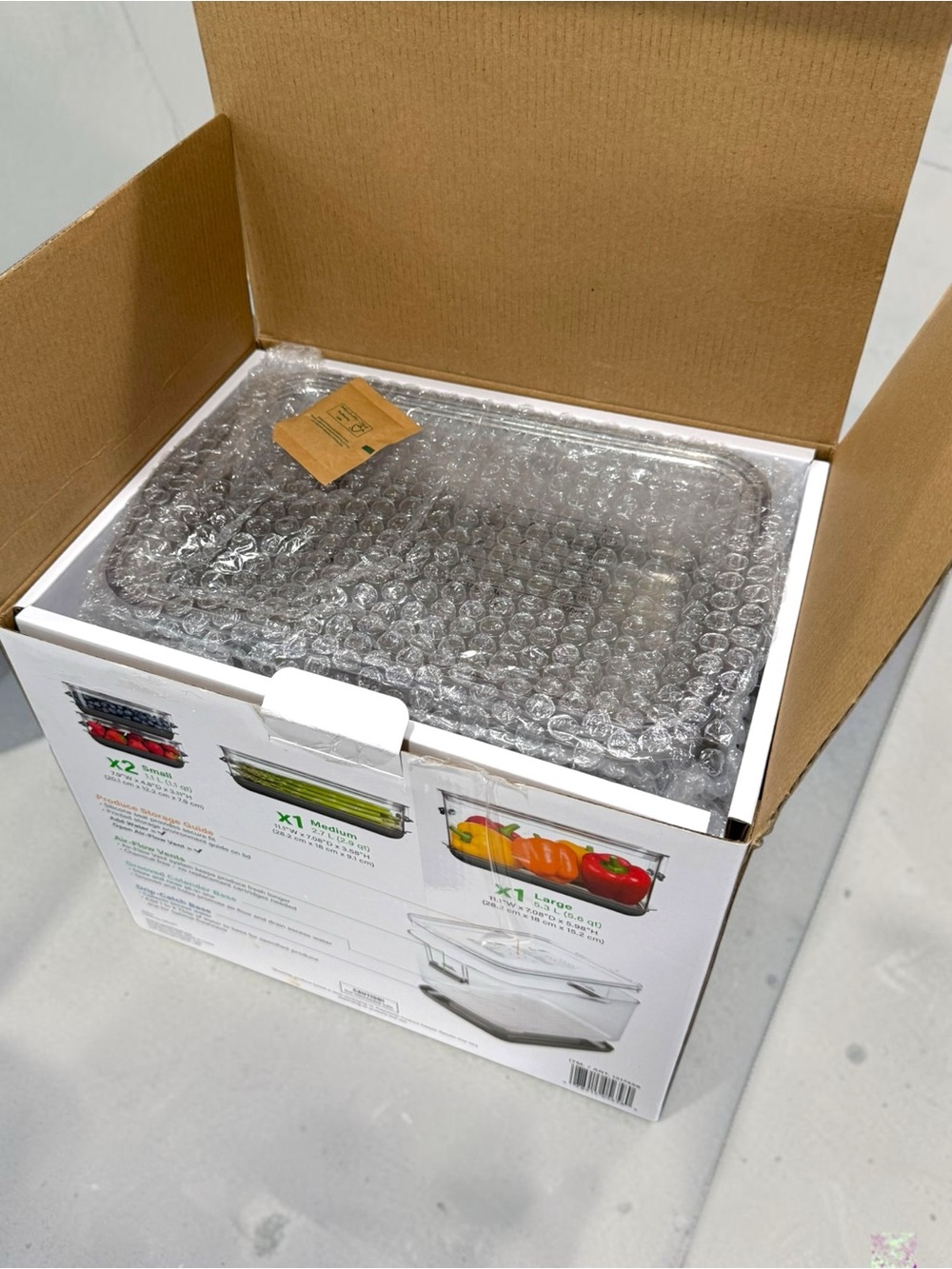Progressive ProKeeper Produce Storage Stackable Container Stay-Fresh Vent System - Picture 3 of 3